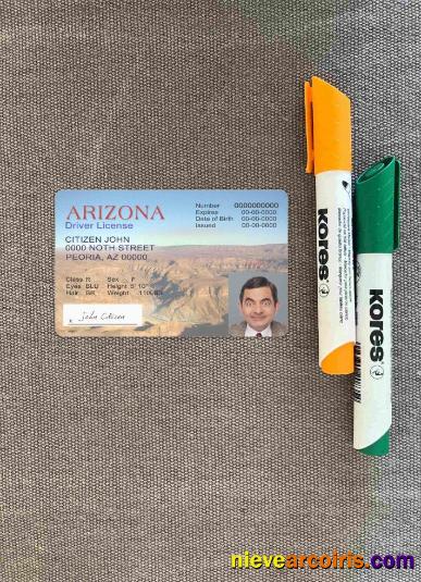 USA Arizona driving license version 2 photolook